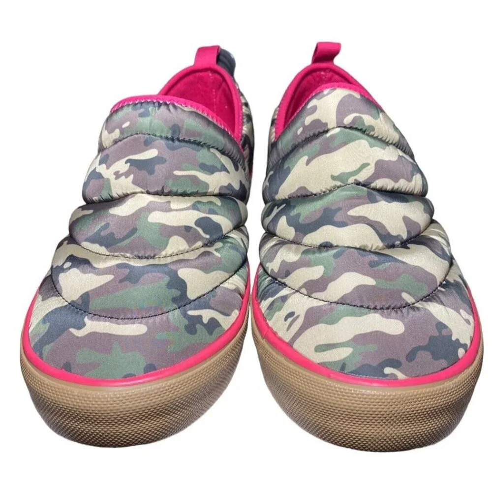 Hurley Puff Kayo Chukka Shoes Camo‎ Womens 8.5 Slip On Puffchuck NWT Green Pink